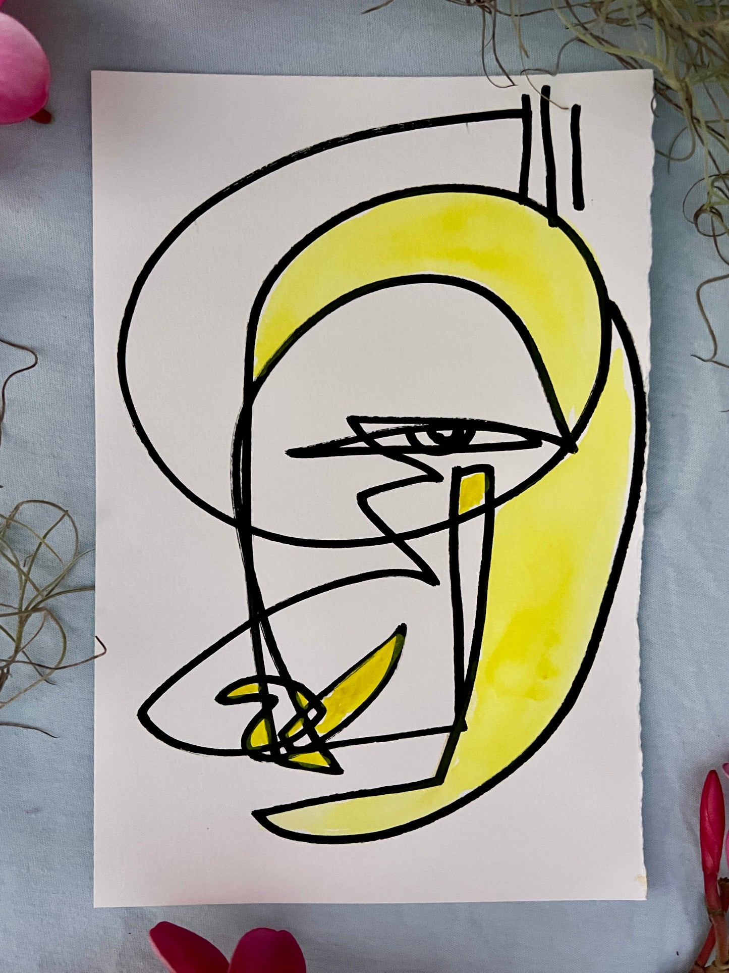 #6 for 70paintingsfor70daysfor$70- THE YELLOW SERIES